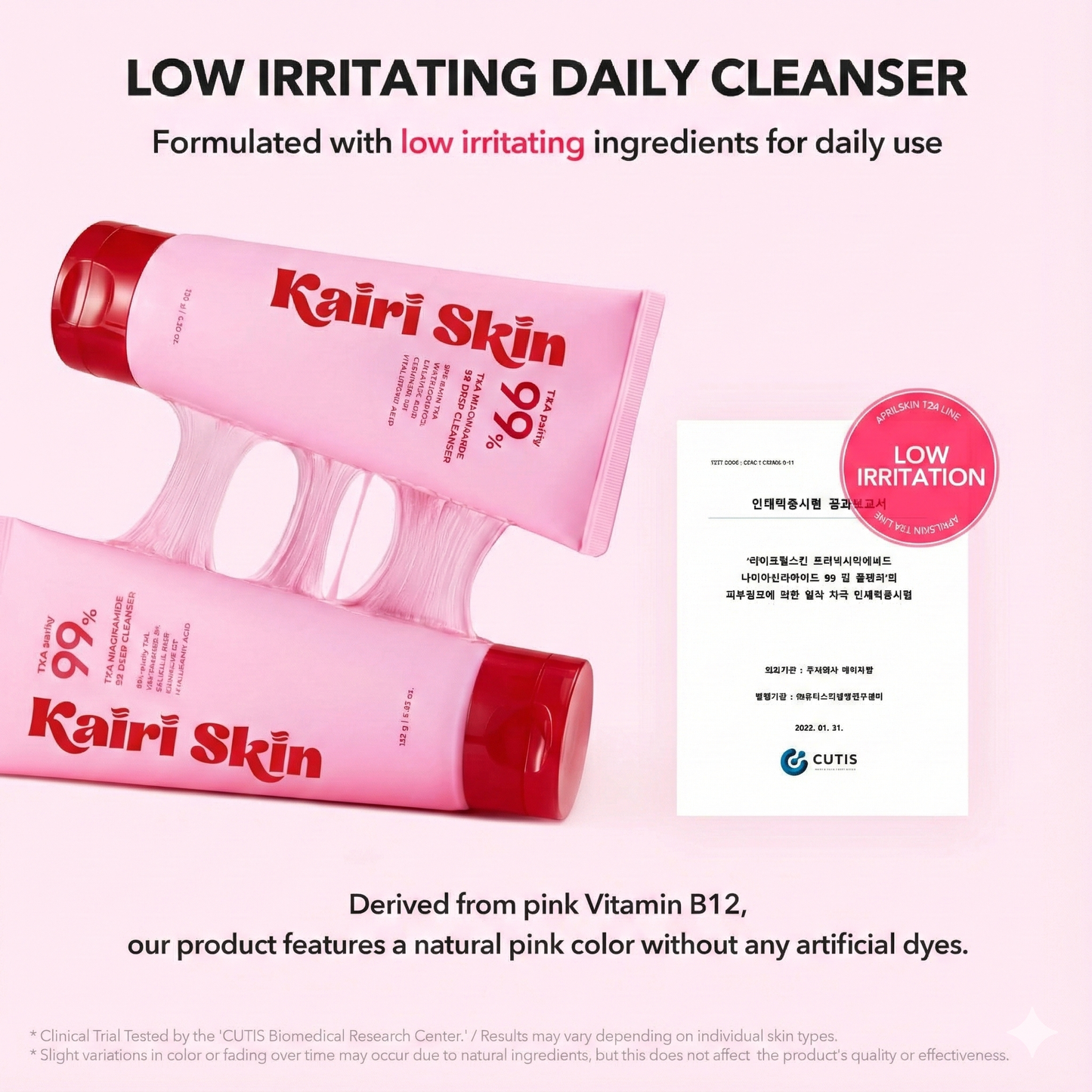 Dark Spot Erasing Deep Cleanser: TXA Niacinamide 99 Pink Bubble Gum Formula